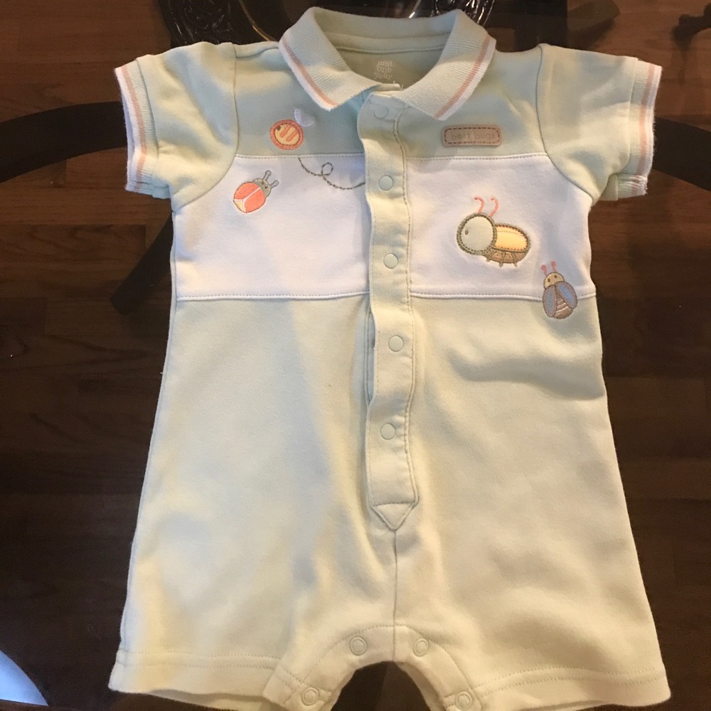 Pale Green Carter's Onsie