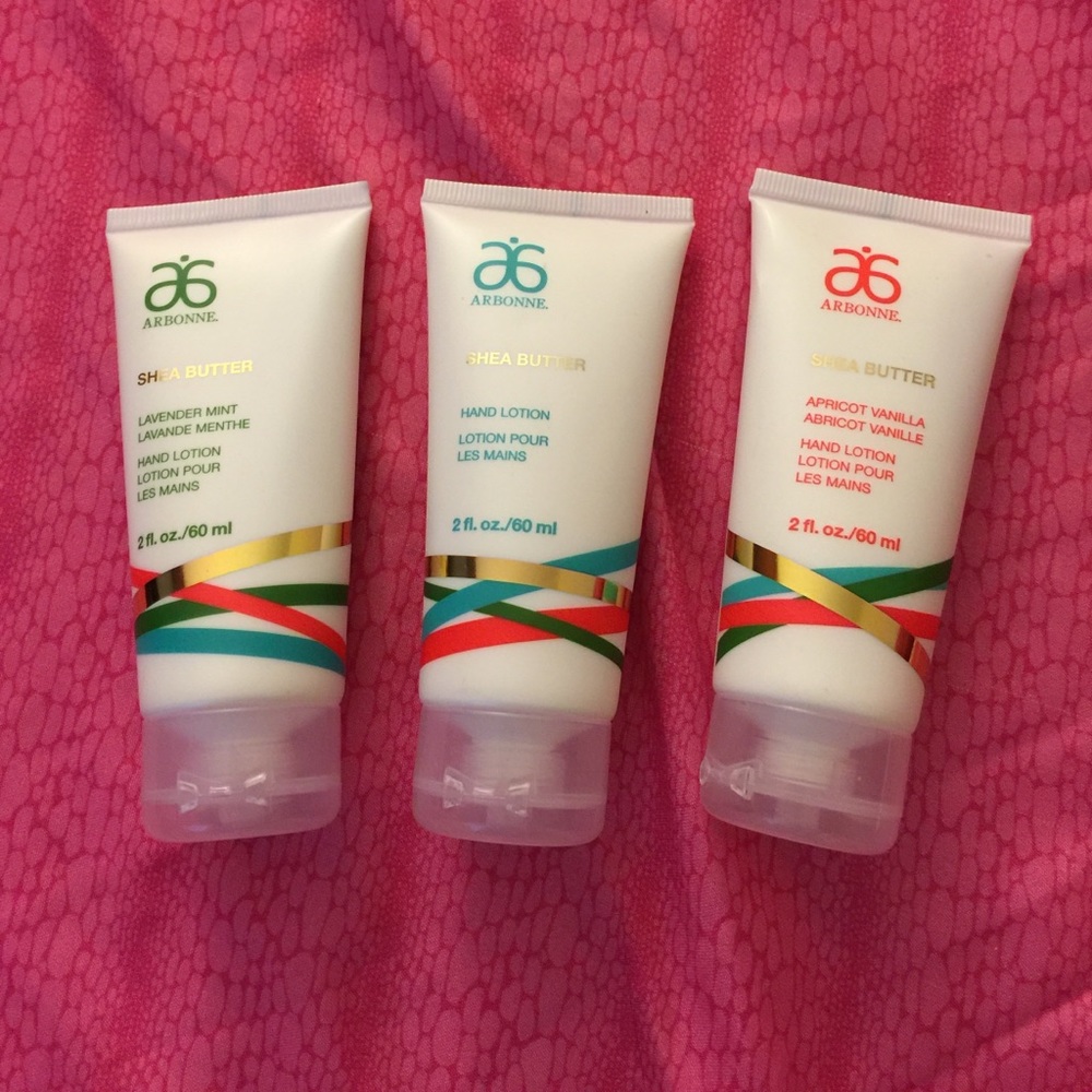 3 hand lotions