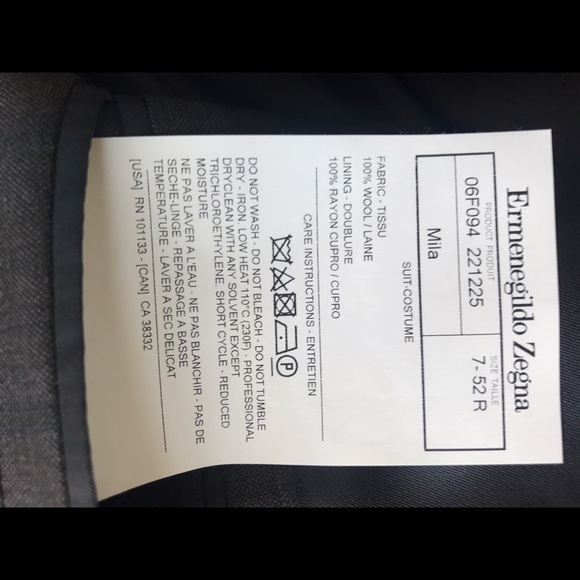 Ermenegildo Zegna gray suit - Picture 3 of 4