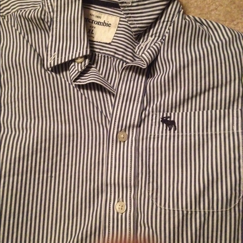 Striped Abercrombie kids shirt