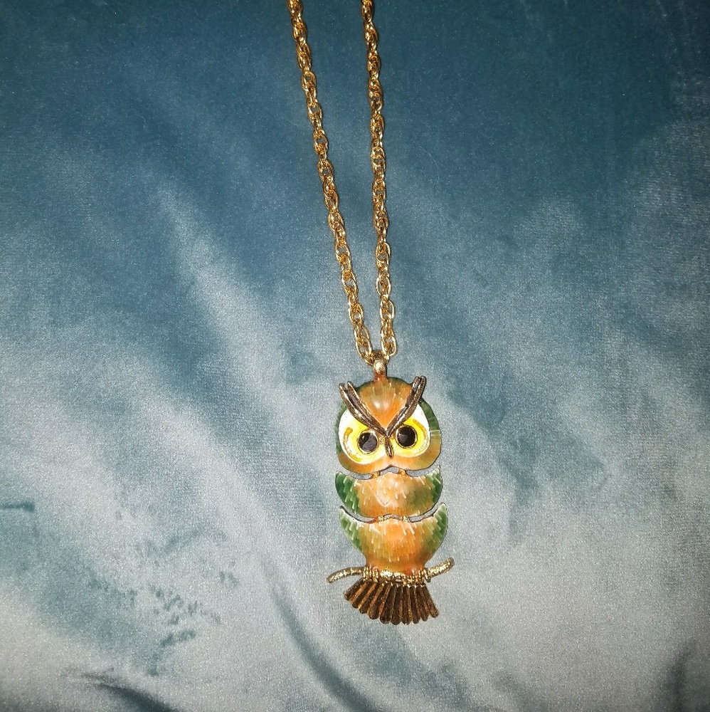 Tiered Owl Necklace