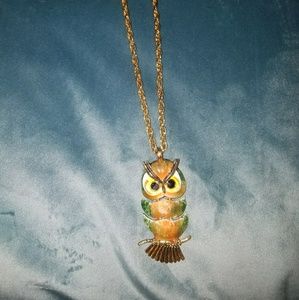 Tiered Owl Necklace