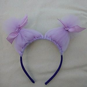 Trolls headband, lavender pigtails