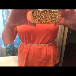 Delicate rhinestone wedding belt