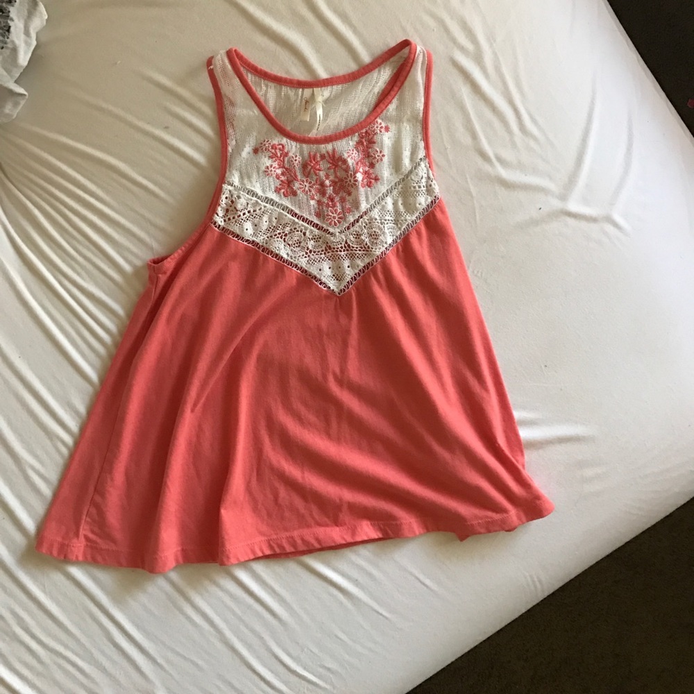 Lace tank top
