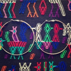 Silver Hoop Earrings