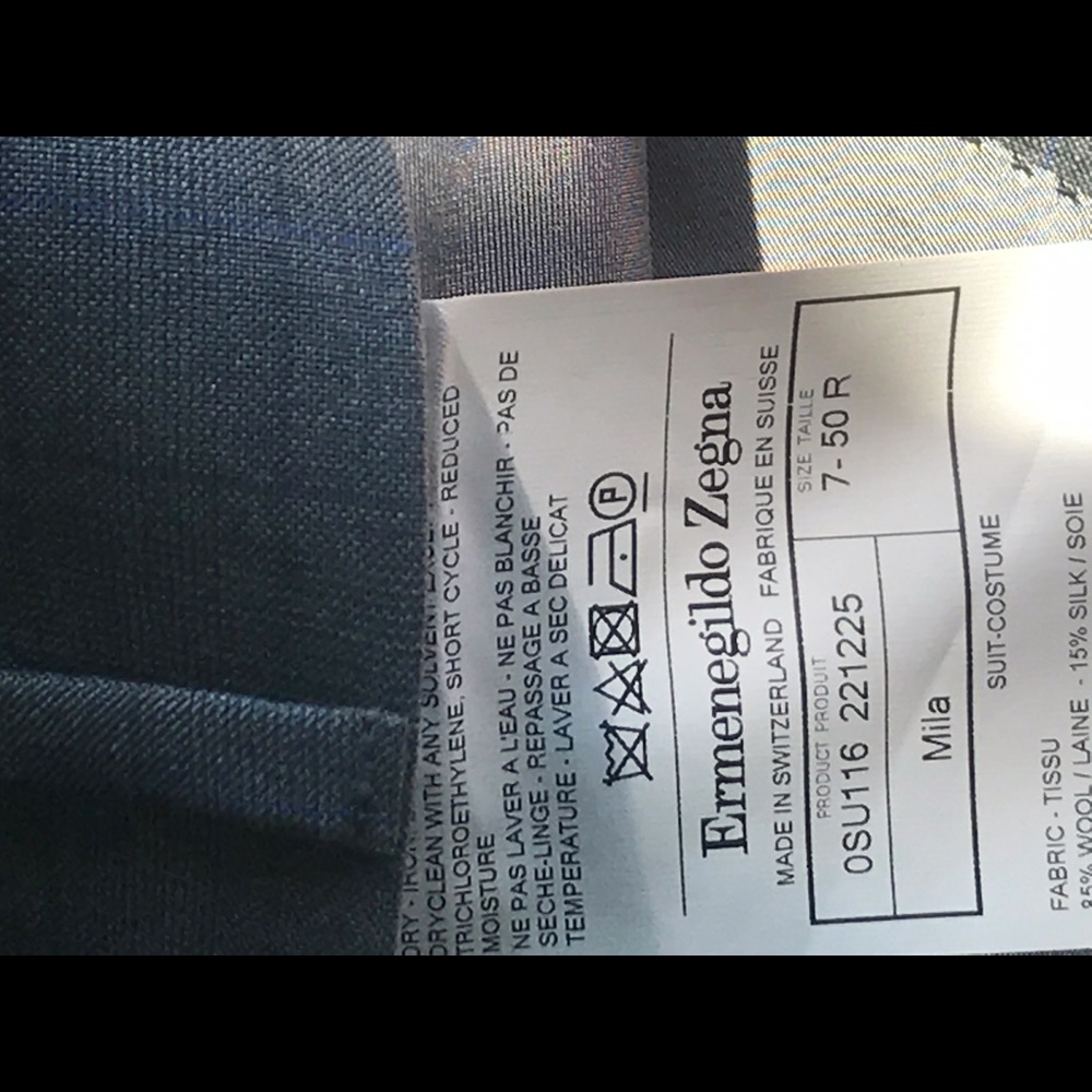 Ermenegildo Zegna charcoal suit - Picture 4 of 4