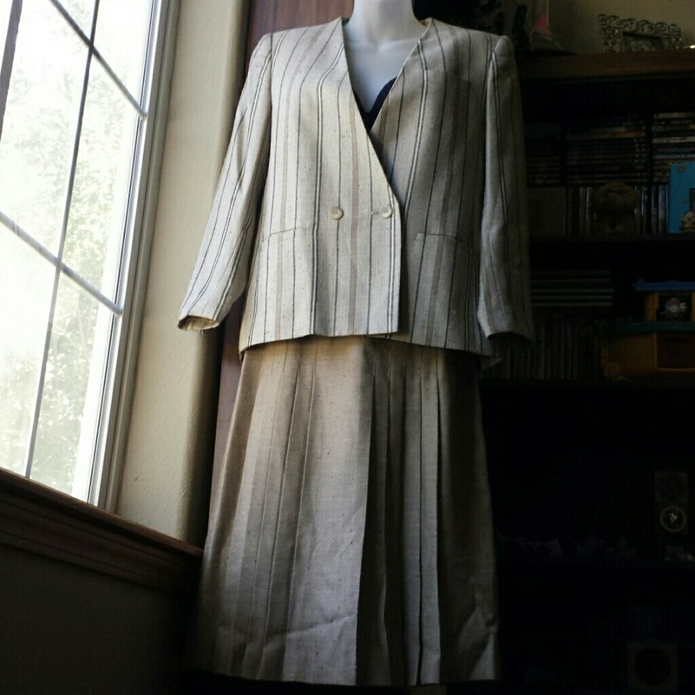 Vintage Kasper for A.S.L. skirt suit