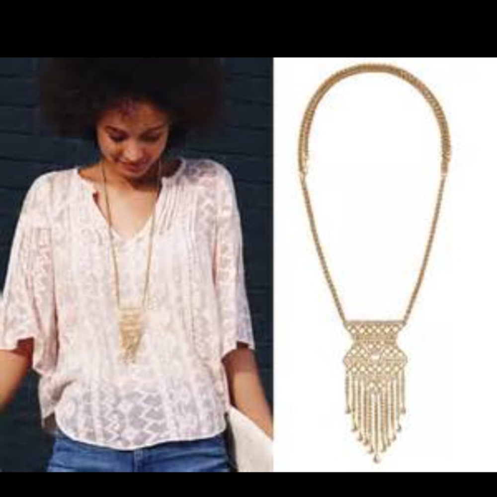 Stella & Dot Gold Necklace