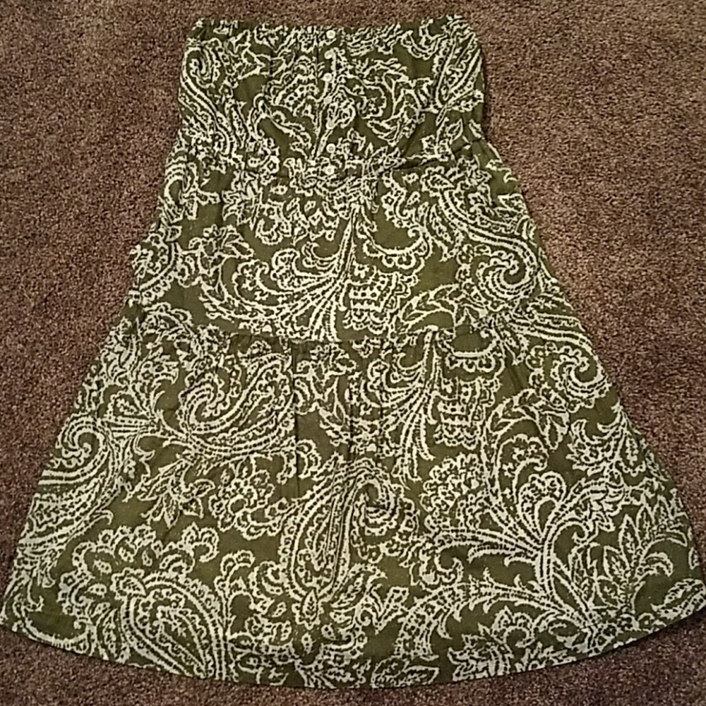 Strapless dress