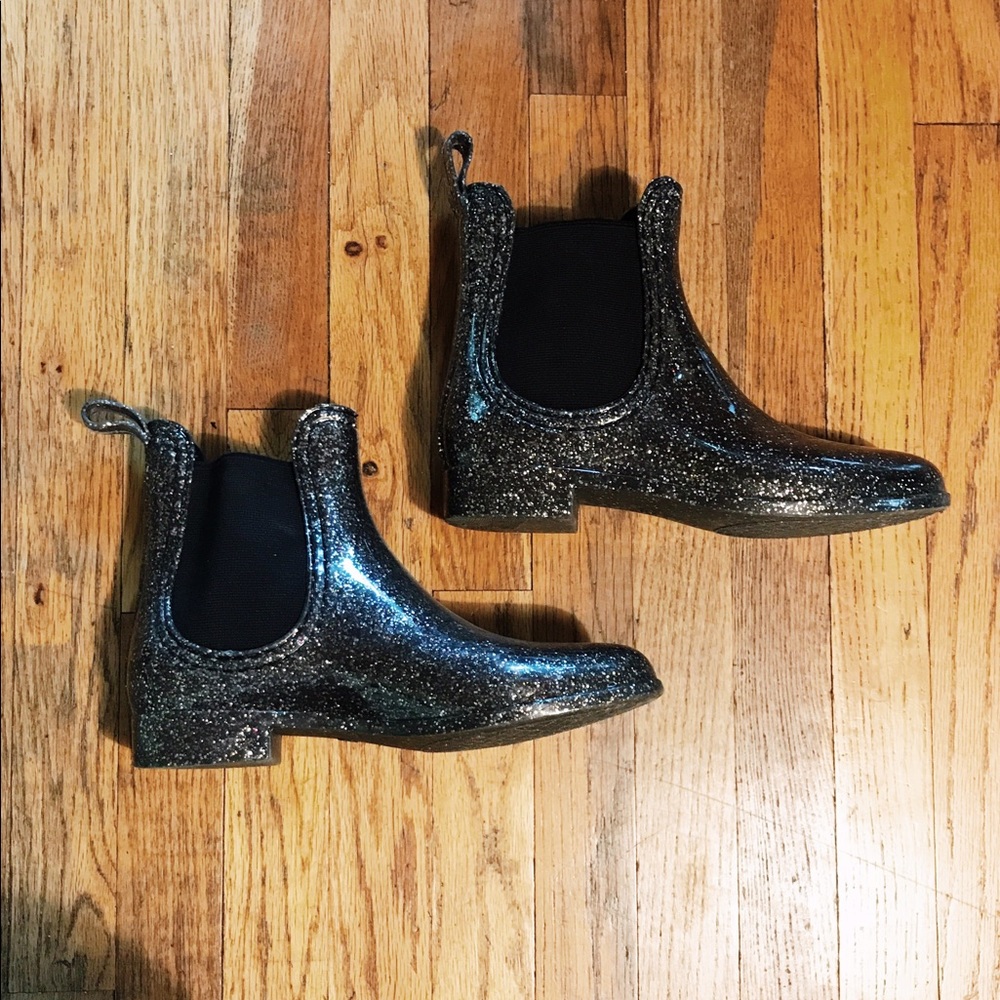 Bootsi Tootsi Rubber Chelsea boots - glitter