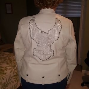 Genuine Leather Harley Davidson woman's jacket