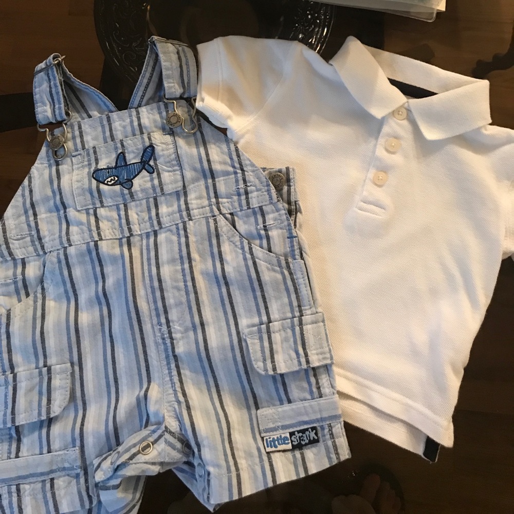 Carter's Overalls and Matching Polo