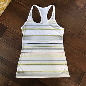 Gap fit striped breathe tank, small