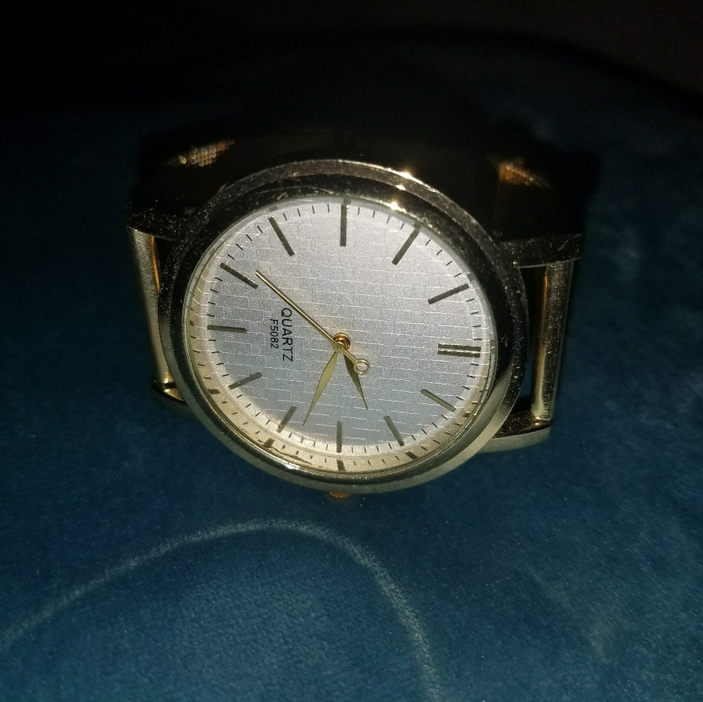 Faux Gold Watch.