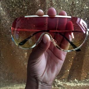 Golden shields sunglasses