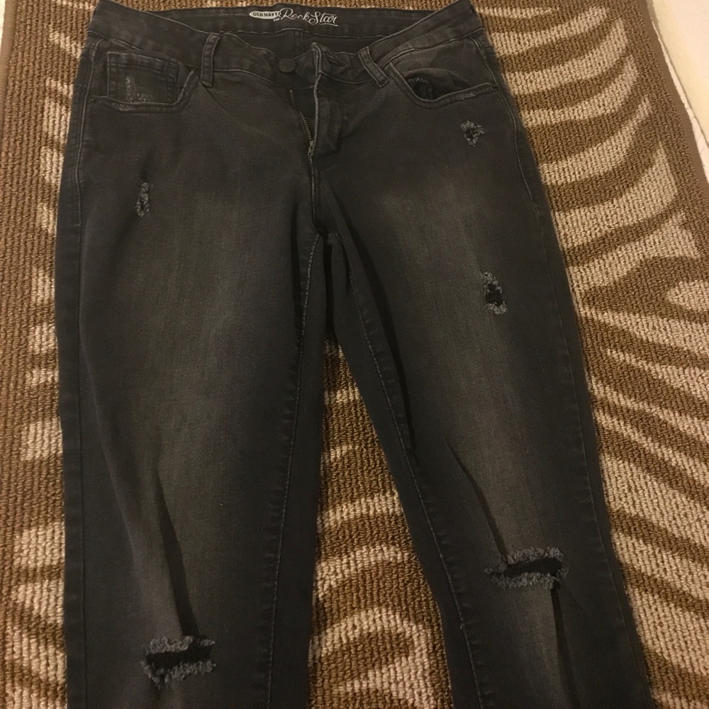 Black Old Navy Rockstar Jeans! size 12