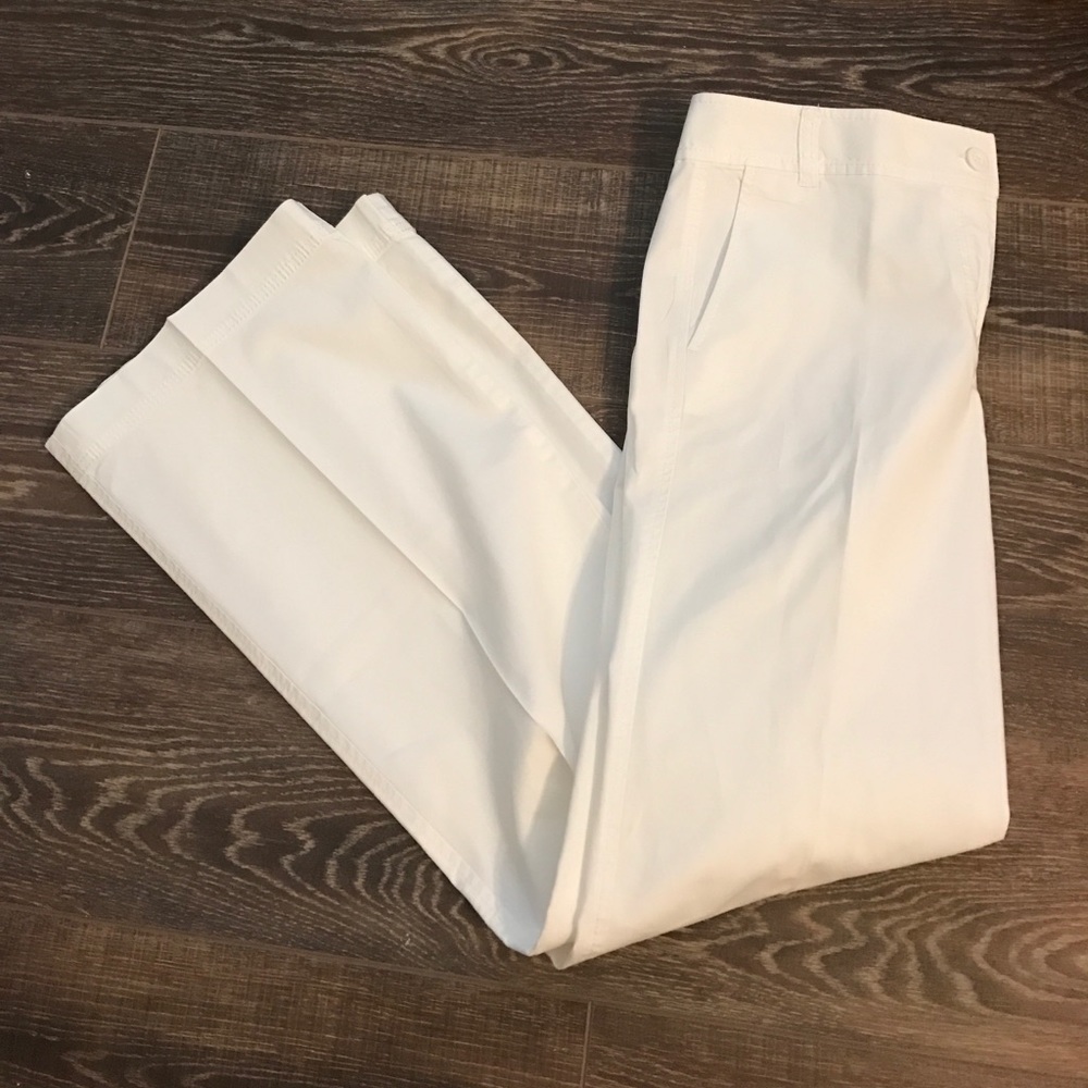 LOFT white dress pants