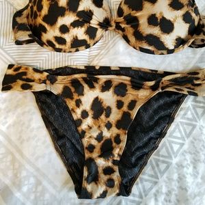 Leopard Victoria's Secret swimsuit bottom