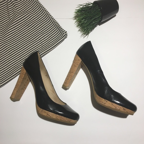 Michael Kors Shoes - Michael Kors black patent leather heel