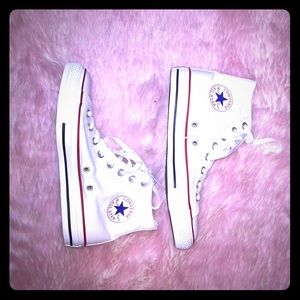 White High-Top Converse