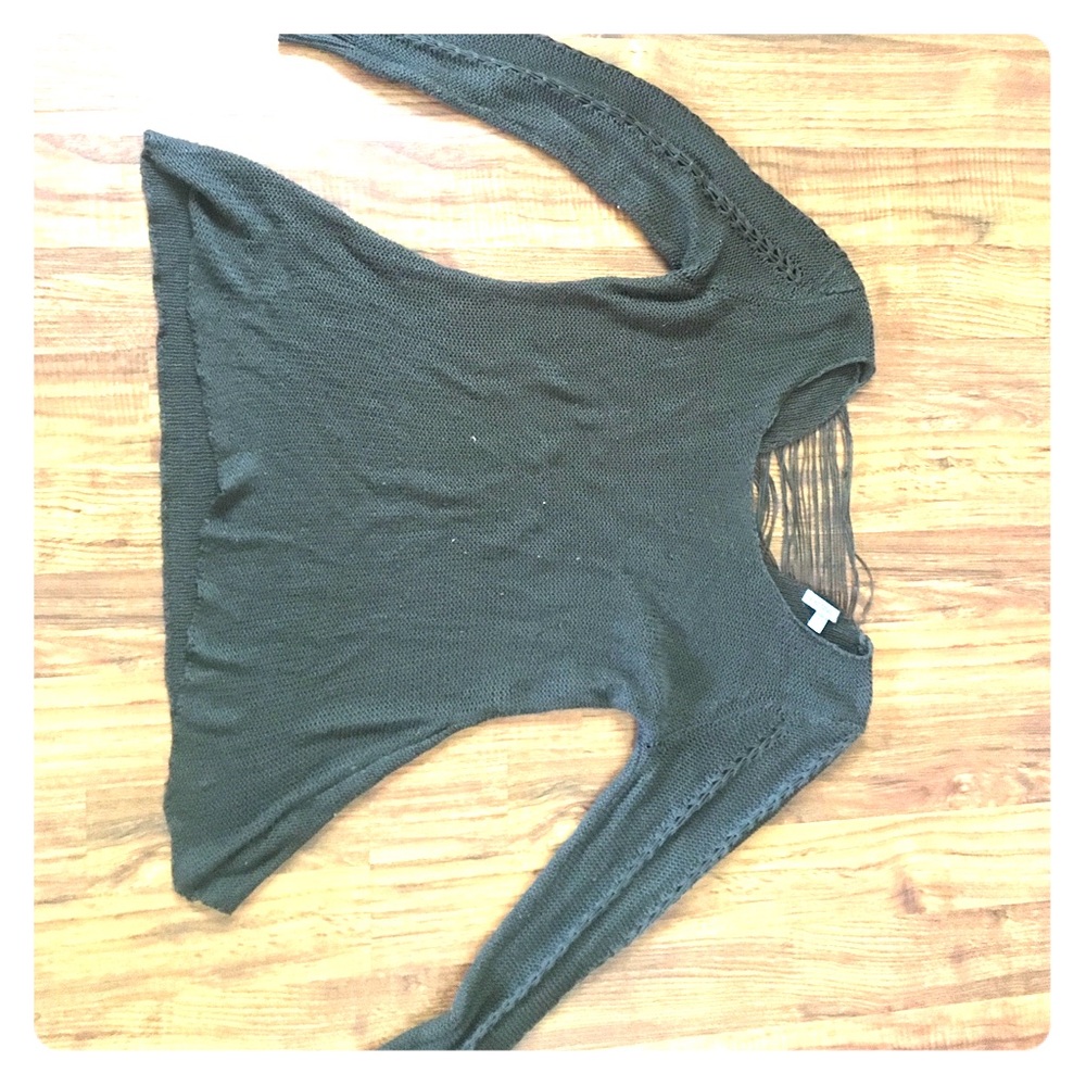 Loose Knit Army Green Sweater
