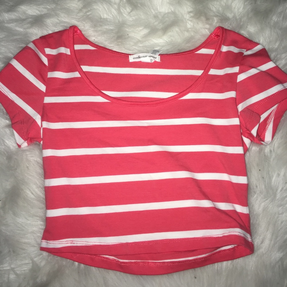 Striped crop top