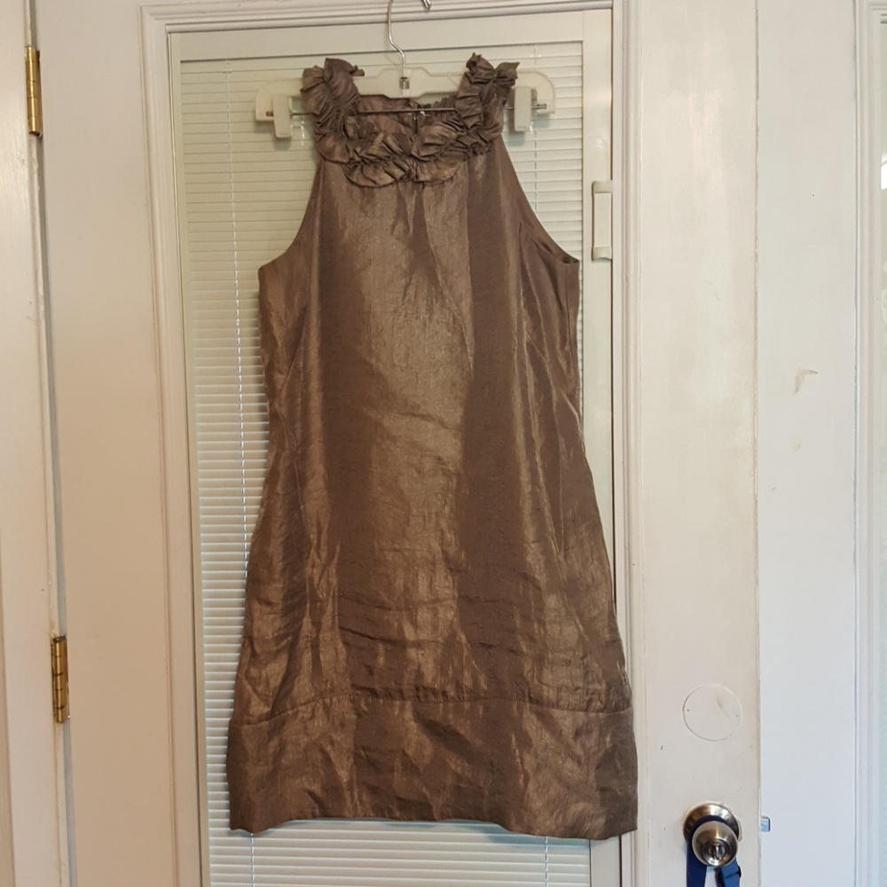 Beautiful taupe dress lined