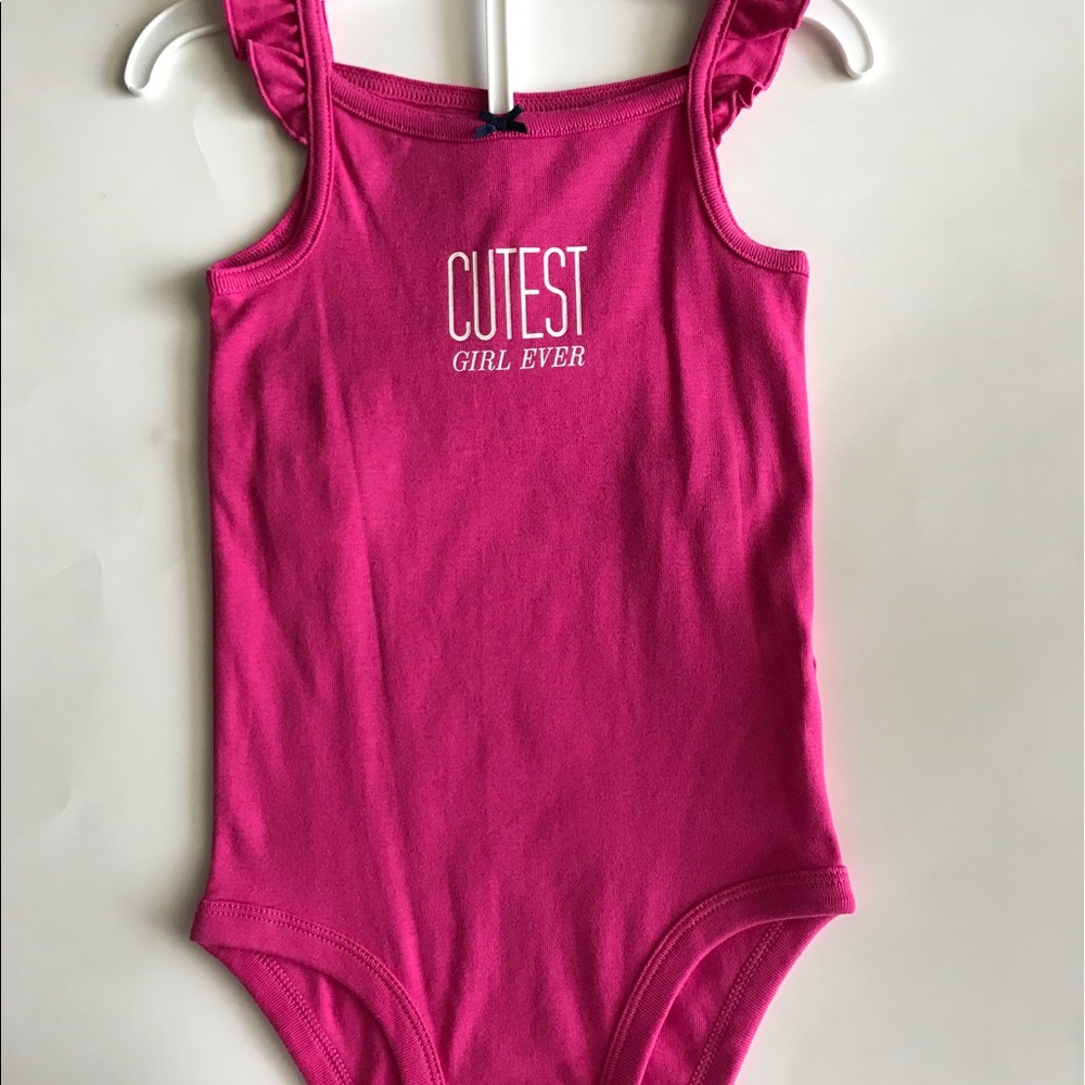 NWOT Carters 12 mos girls bodysuit