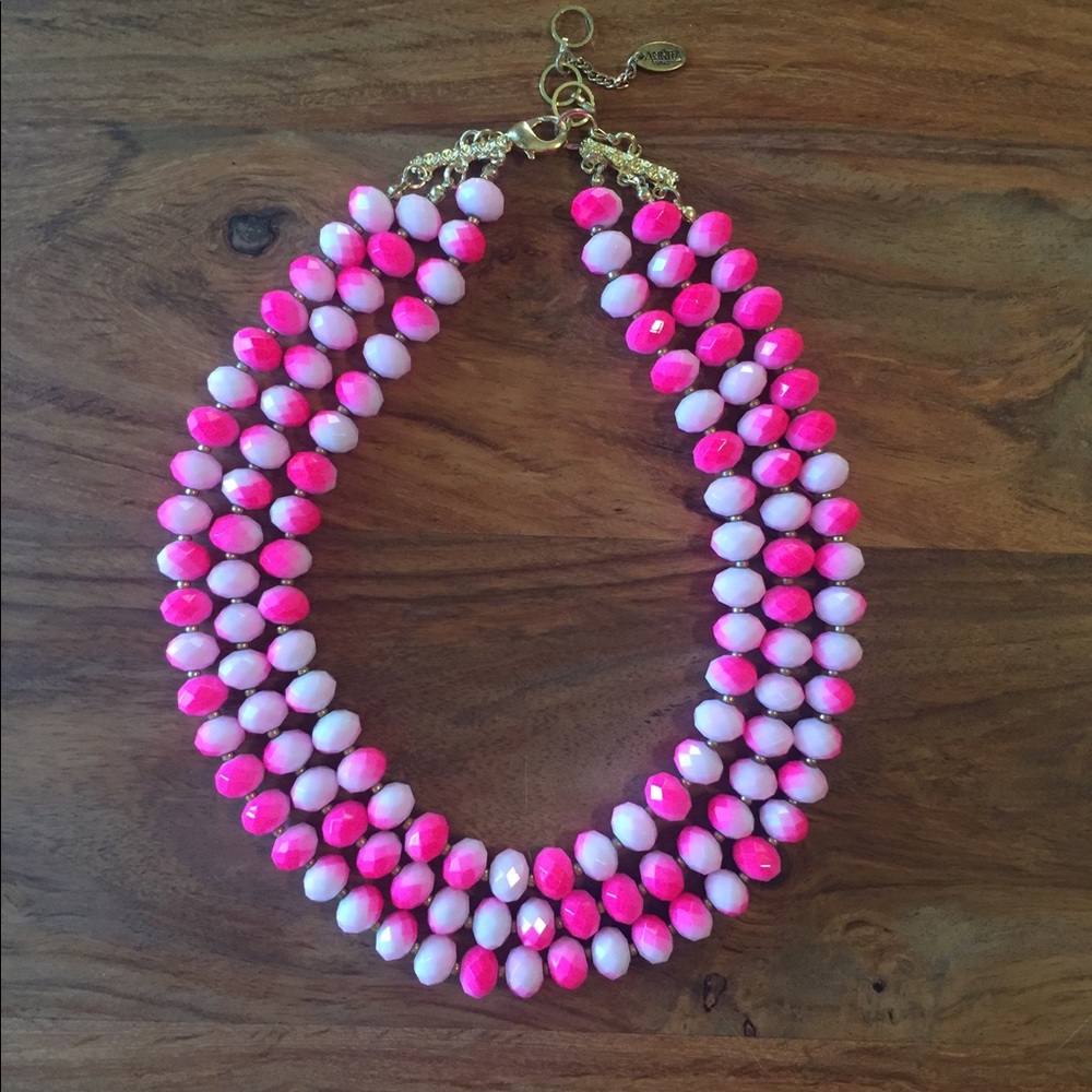 Amirita Singh neon pink bubble necklace