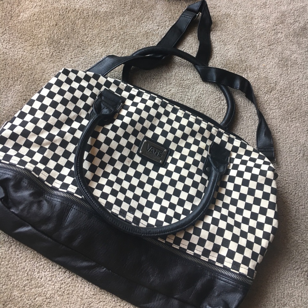 VANS CHECKERED TOTE BAG