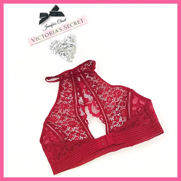 🎉HP•Victoria's Secret• Keyhole high neck bralette - Picture 3 of 5