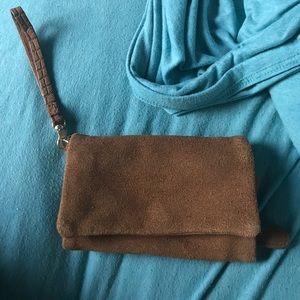 free people suede wallet