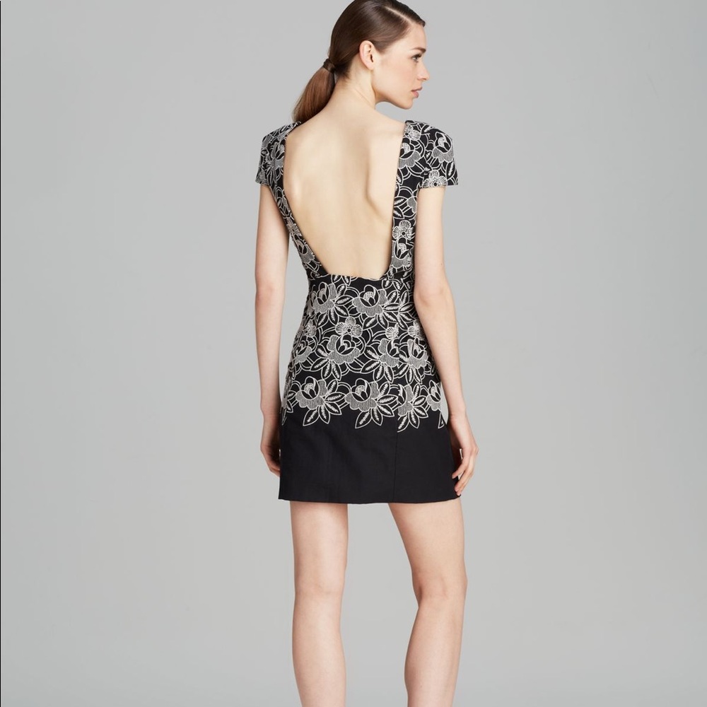 Embroidered Tibi Backless Dress