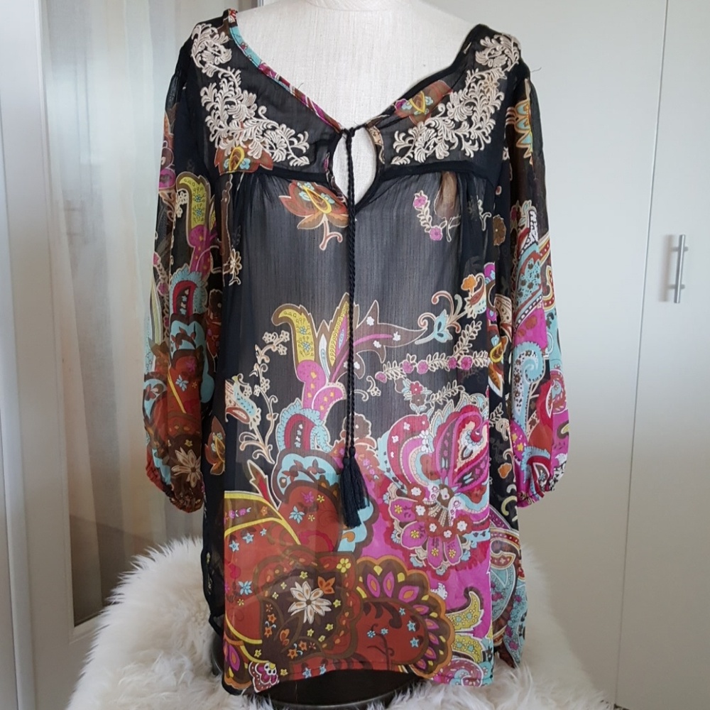 One World sheer bono tunic