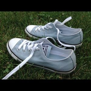 Girls Blue Converse