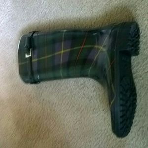 Ralph Lauren Green Tartan Rain Boots