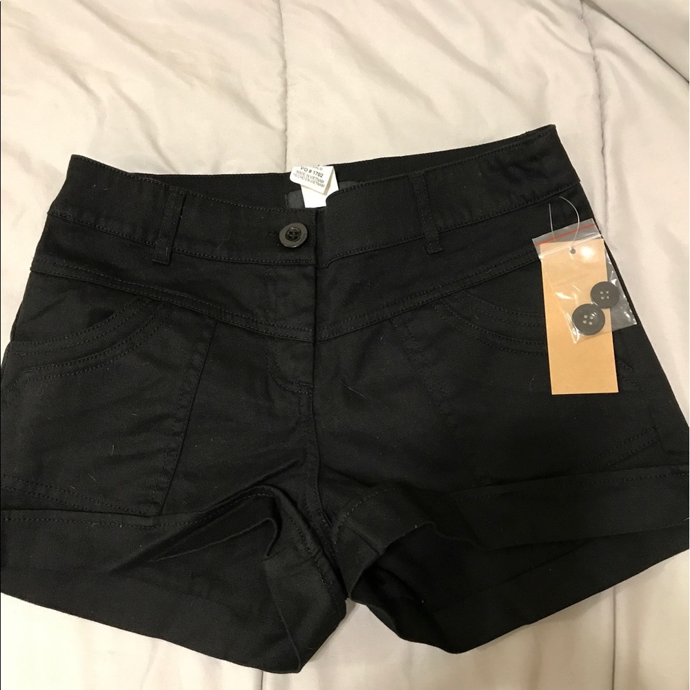 Perfect for summer. Black shorts NWT