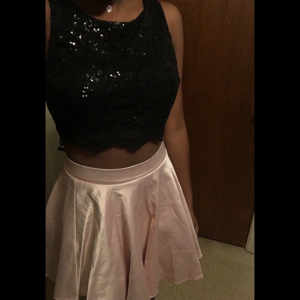 2 Piece homecoming dress