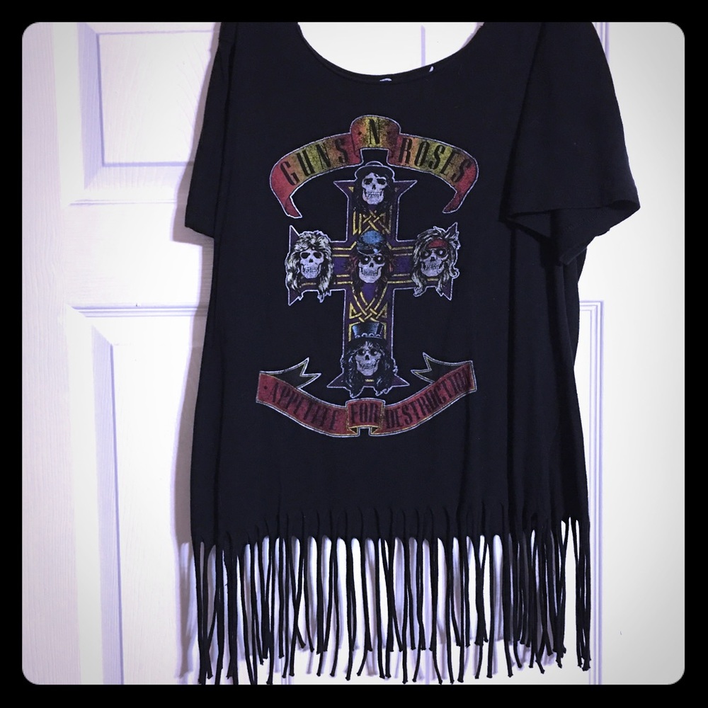 Guns N' Roses Appetite for Destruction fringe top