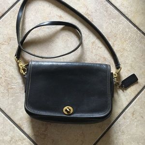 Coach Vintage Black Leather Purse