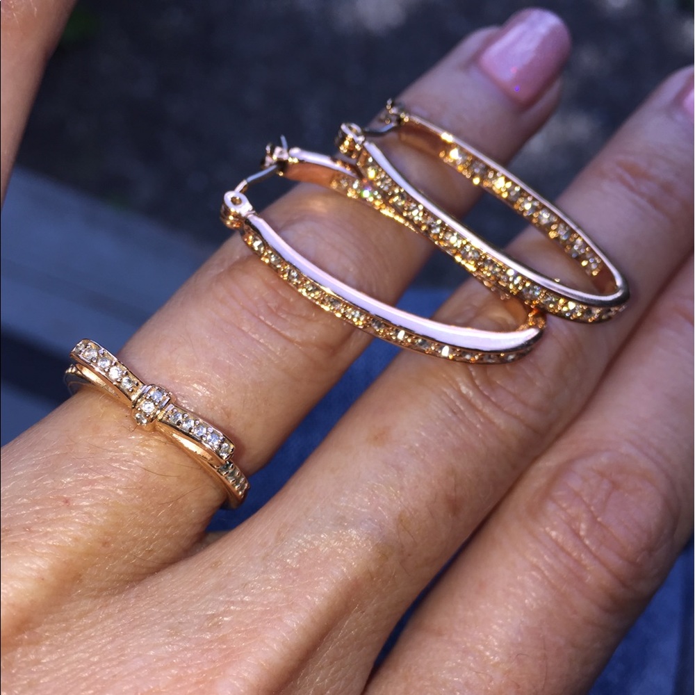 Pandora Bow Ring - Earrings only! (Ring - SOLD)