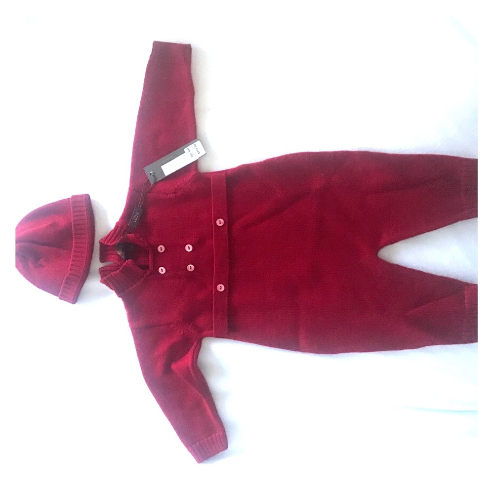 2 set red onesie for 3-6 month baby. Never worn.
