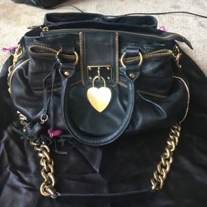 Betsey Johnson 100% leather shoulder bag
