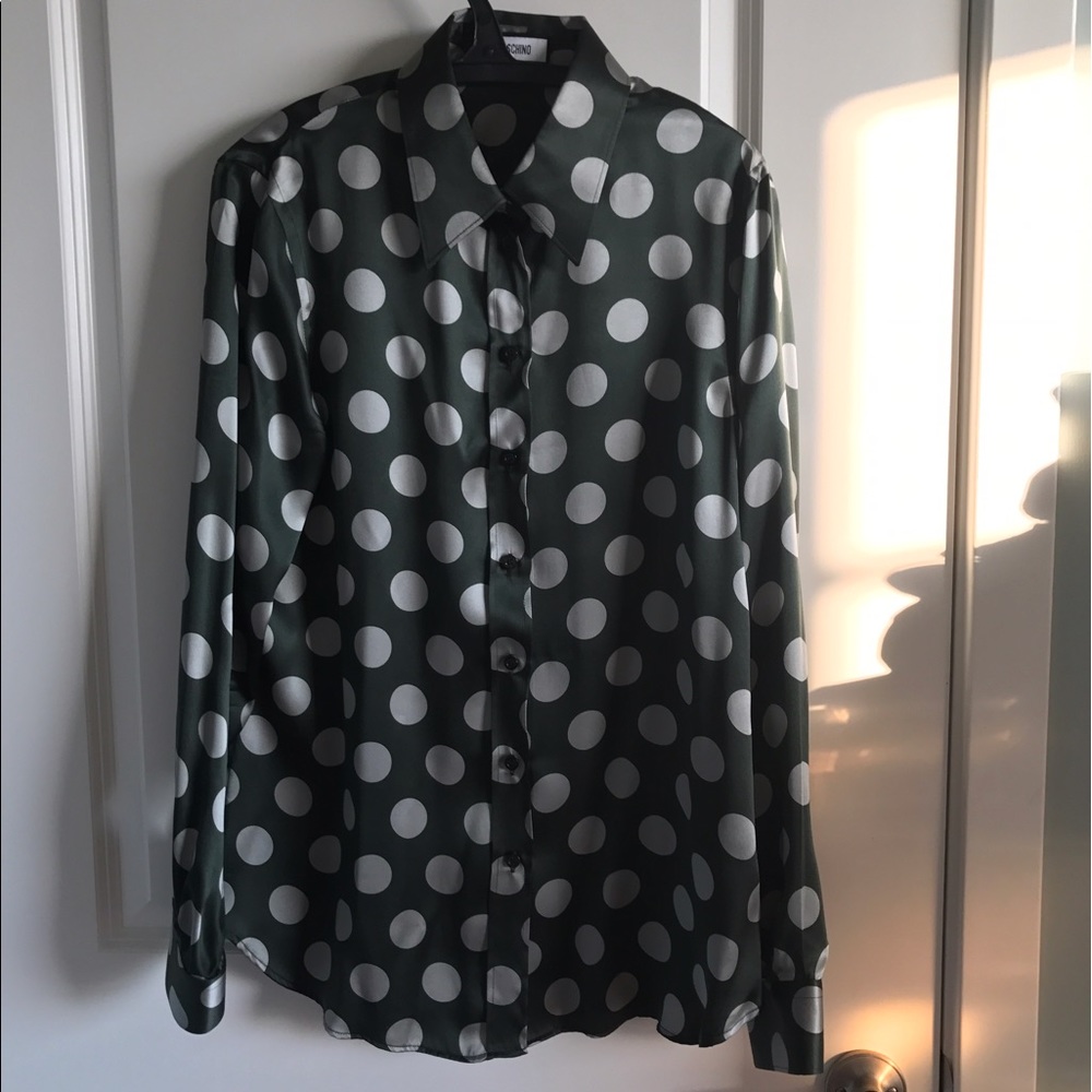 Moschino Polka Dot Blouse