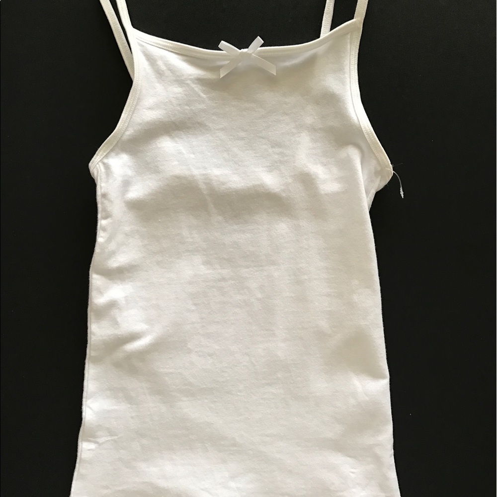 Size 4 Little girls white cami tank