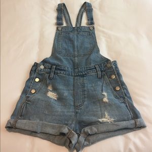 Madewell denim overalls