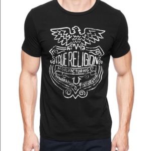 Authentic True Religion Men's Shield Crew Neck Tee