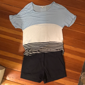 Anthropologie HYFVE Mixed Pattern Tee