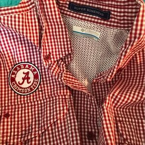Columbia shirt. Alabama logo.